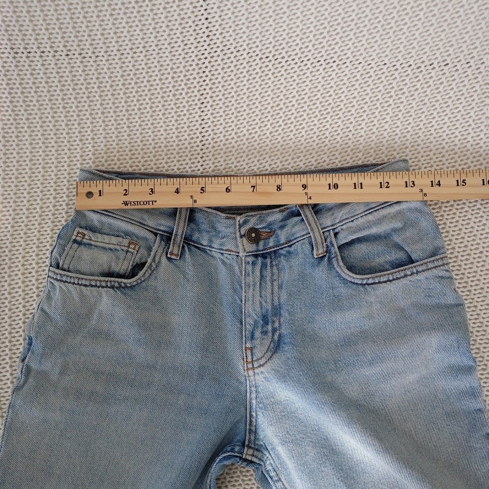 Subdued Light Blue Straight Leg Jeans High Rise Denim Size 2 W 26 x 32 - Picture 4 of 14